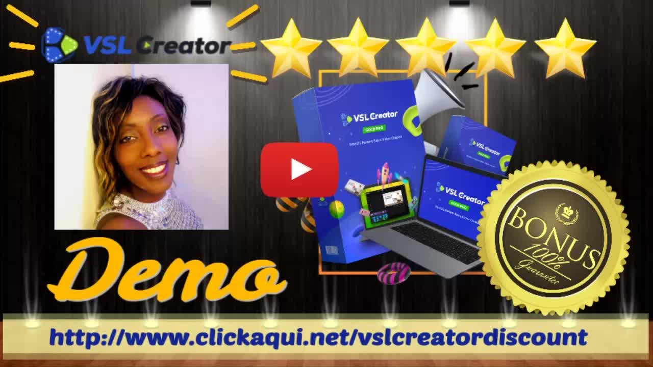 VSL Creator. Review and Awsome Bonuses