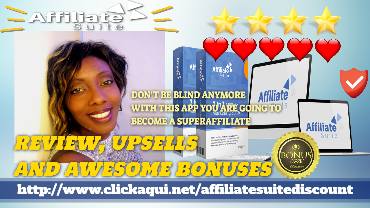 Bonuses and Review. AFFILIATE SUITE ✨✨⭐️⭐️⭐️