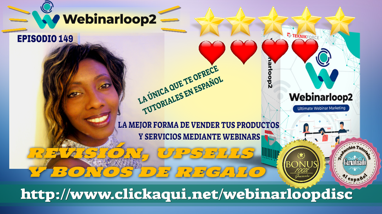 Revision y bonos. Webinarloop 2 ⭐️⭐️⭐️⭐️